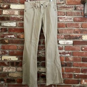 Tommy Hilfiger Bootcut Tan Khaki Pants Size 6 Flat Back Pocket
